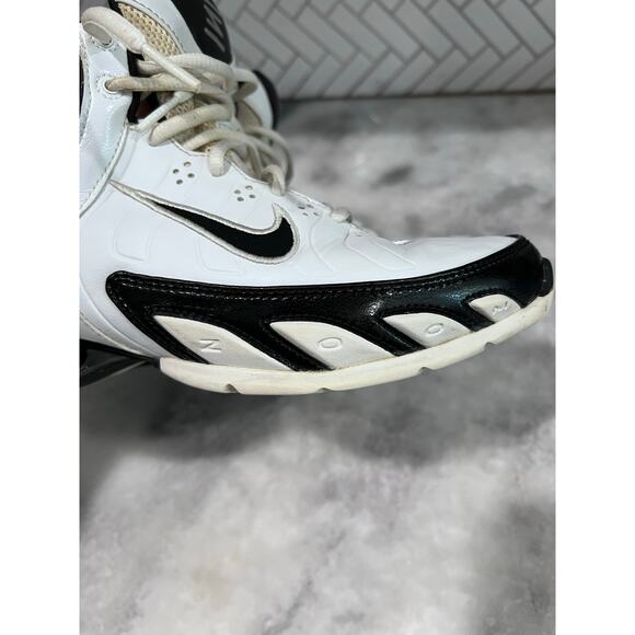 Vtg Nike Shox VC III Air Zoom Flight Men’s 8 White Black 313739-101 Basketball main image 12